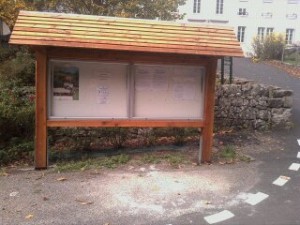 Panneau d'affichage